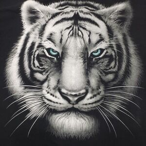 Dom Shirt Adult Large Black Tiger Print Short Sleeve Tee